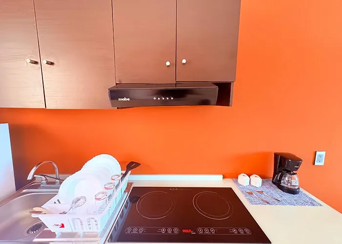 Estudio De Lujo Con Cama King Y Vista Con Alberca Appart hôtel *